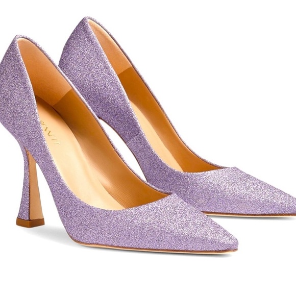 LK Bennett Shoes - LK Bennett Dazzle Court Heels with Flared Heel, NWOT